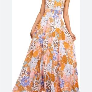 Petal & Pup Vibrant Floral Maxi Dress